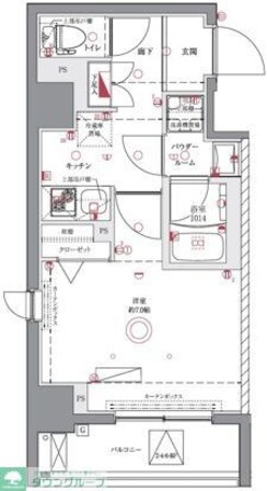 ユリカロゼAZ亀戸IIの物件間取画像